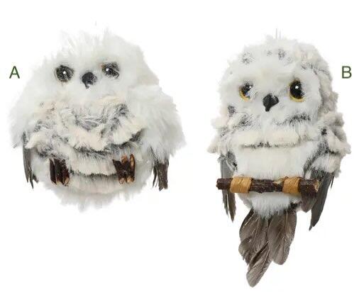 Ugle artificial fur feathers lille