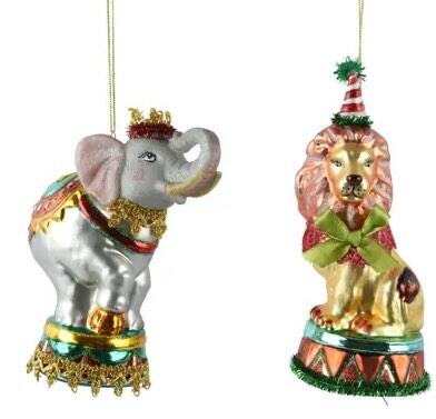 Julekugle Løve eller Elefant