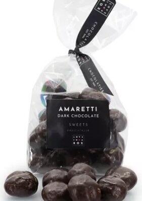 Amaretti Mørk Chokolade - Chokoladeovertrukne Småkage