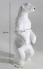isbjørn statue XXL polar bear stående Life size animal figure polar bear