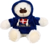 Bamse Teddy med blå hoodie Denmark