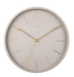 Vægur Wall clock Belle Warm grey