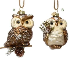 Julekugle Ugle med kogle