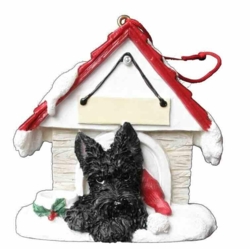 Skotsk Terrier juleopjæng hundehus