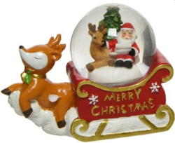 Snowglobe Reindeer with Santa